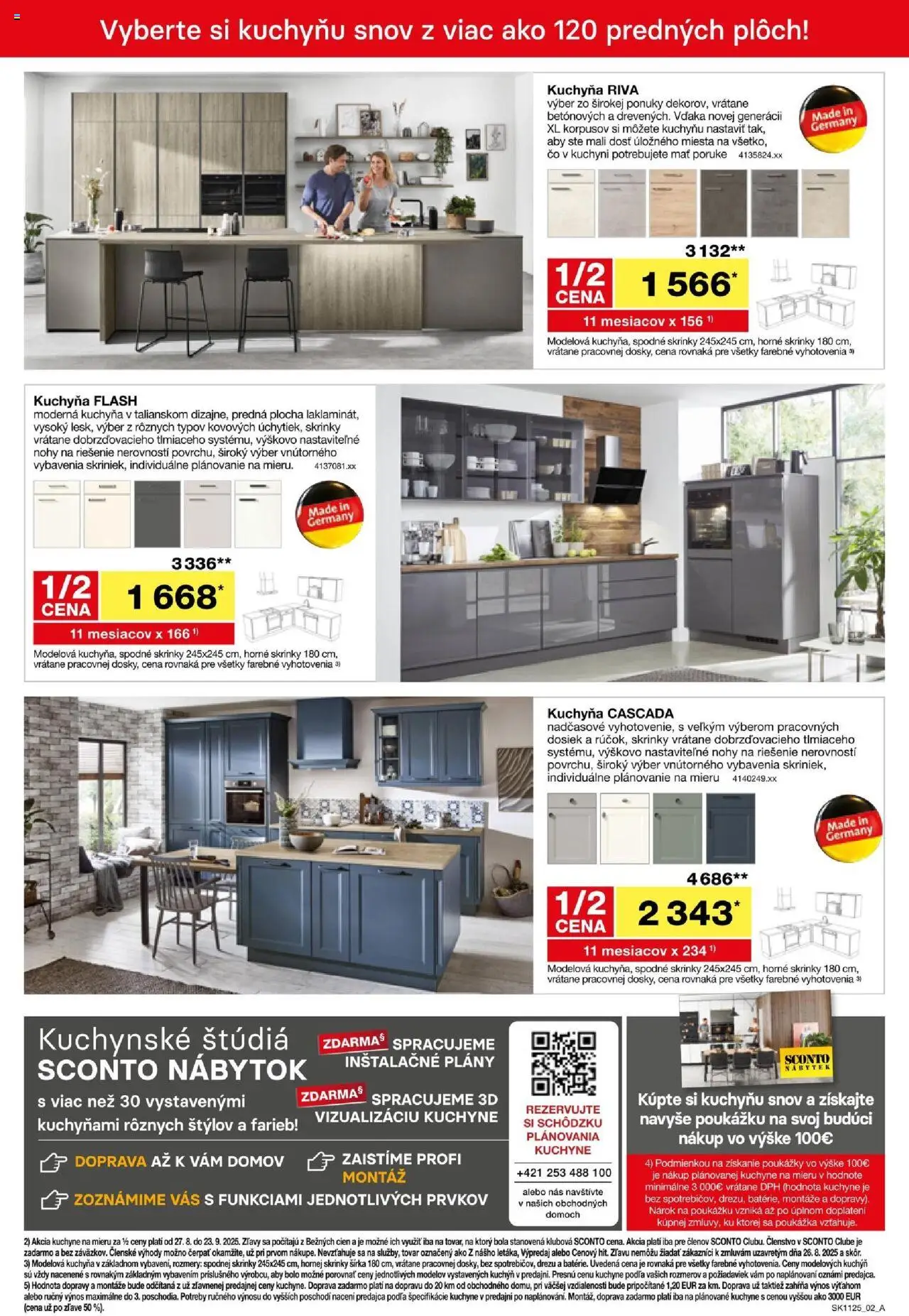 Sconto nábytok leták │ platný od 27.08.2025 | Strana: 2 | Produkty: Nábytok, Kuchyňa, Kuchyne