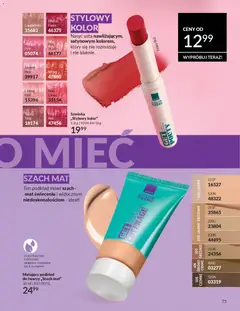 Pogląd oferty "Avon Katalog 2 2026" - ważna od 01.02.2026 | Strona: 75 | Produkty: Cappuccino, Szminka