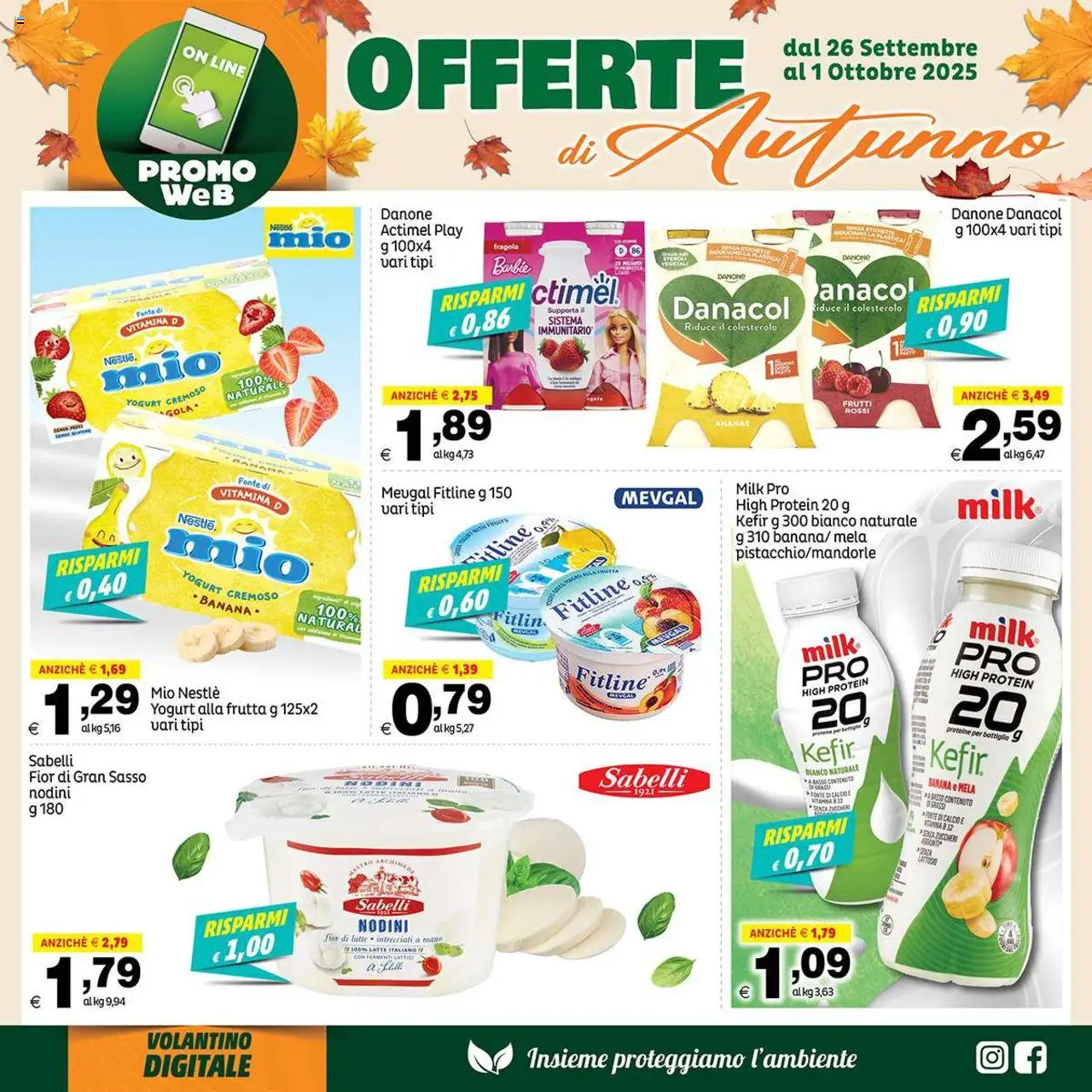 Volantino Elite Supermercati del 26.09.2025 | Pagina: 2 | Prodotti: Frutta, Latte, Ananas, Bottiglia