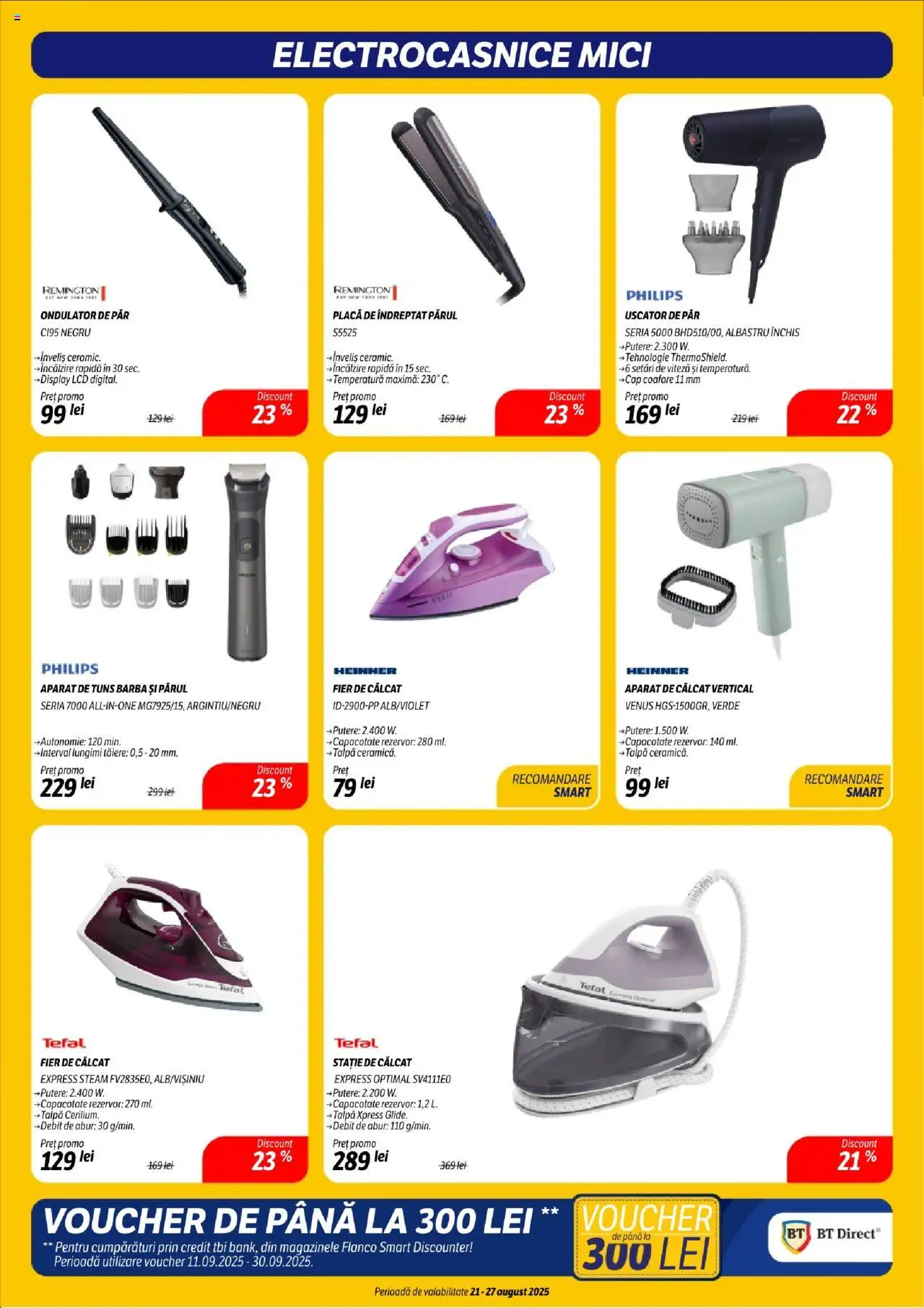 Catalog Flanco – valabil de la 21.08.2025 | Pagină: 17 | Produse: Enginar, Ondulator, Uscător De Păr, Mici