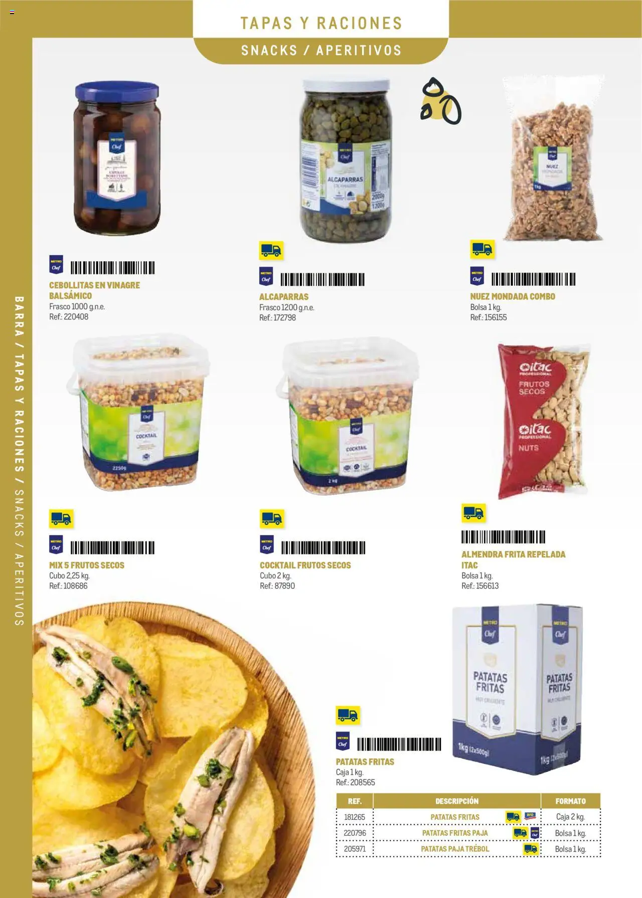 Makro - Menú y Barra Centro │ válido desde el 08.09.2025 | Página: 68 | Productos: Frutos secos, Bolsa, Δεξαμενή, Caja