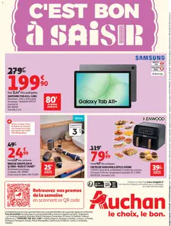 Auchan - Prévisualisation de Auchan - Soldes : jusqu'à -70% ! valide à partir de 07.01.2026 | Page: 28 | Produits: Friteuse, Friteuse sans huile, Brosse, Huile
