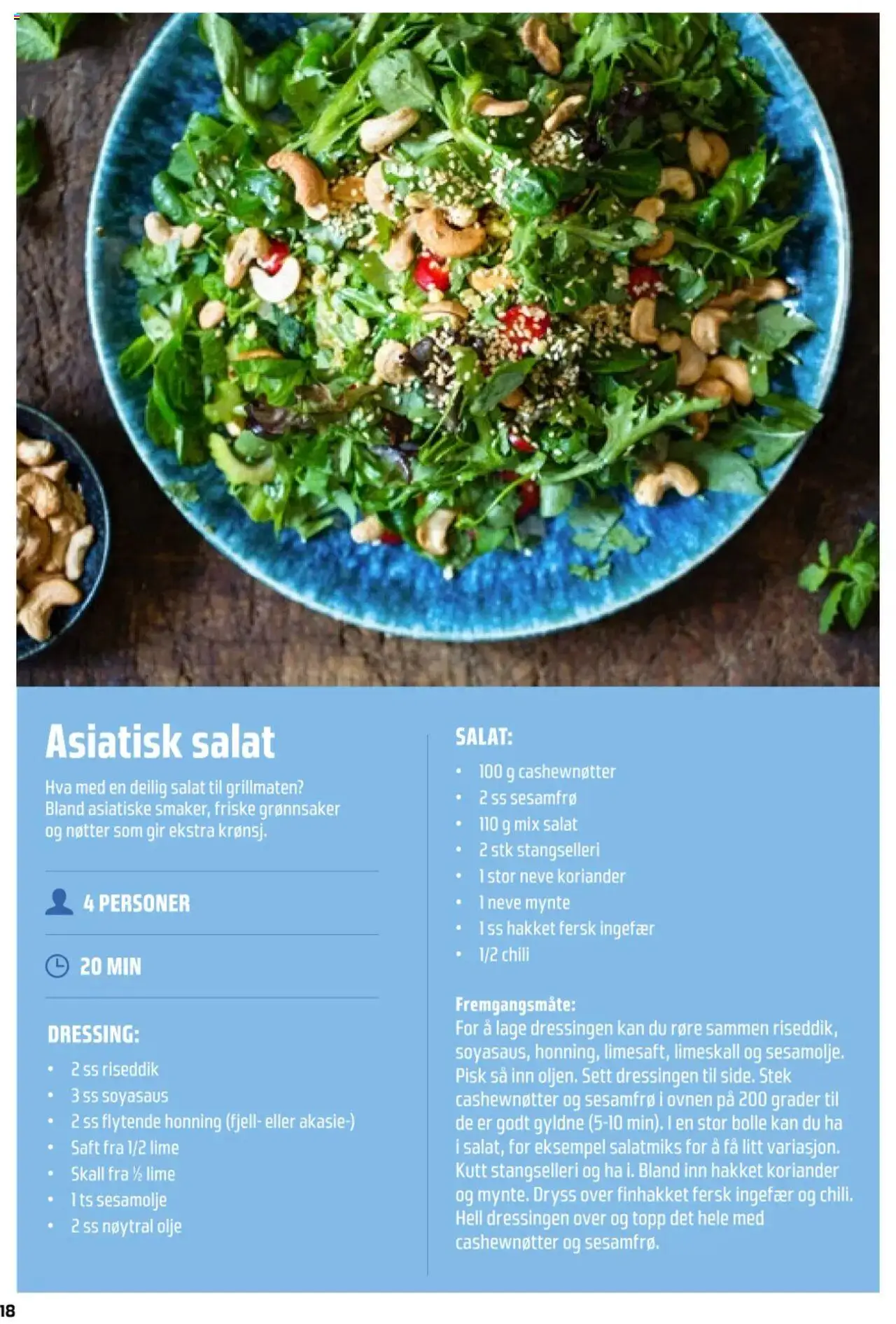 | Side: 18 | Produkter: Garderobstång, Salat, Mynte, Målarfärg