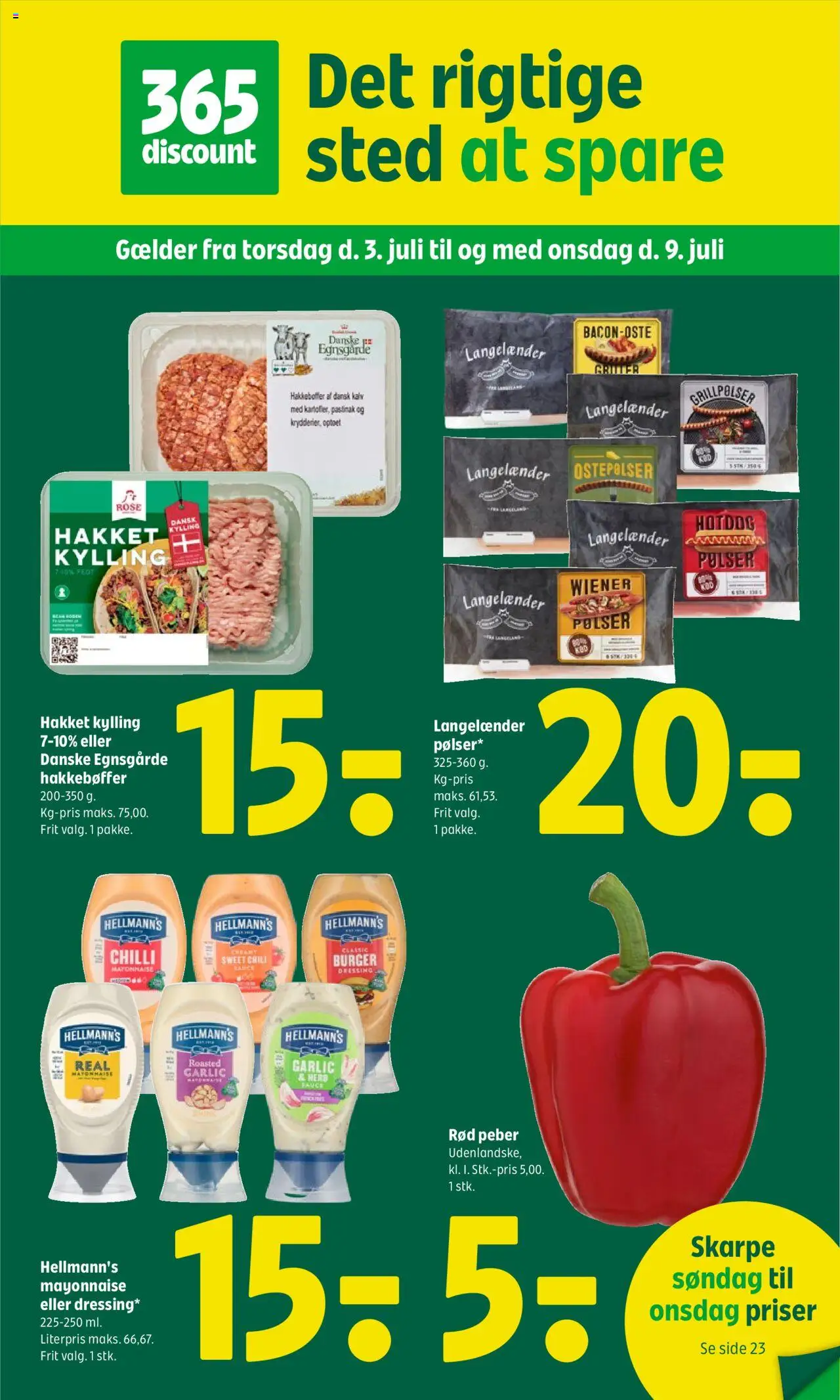 Coop 365 Tilbudsavis gyldig fra 03.07.2025 | Side: 1