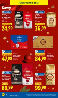 Pogląd oferty "Lavazza Crema e Gusto, kawa mielona, 2 x 250 g, 1 kg = 95,98" - ważna od 11.12.2025 | Strona: 56