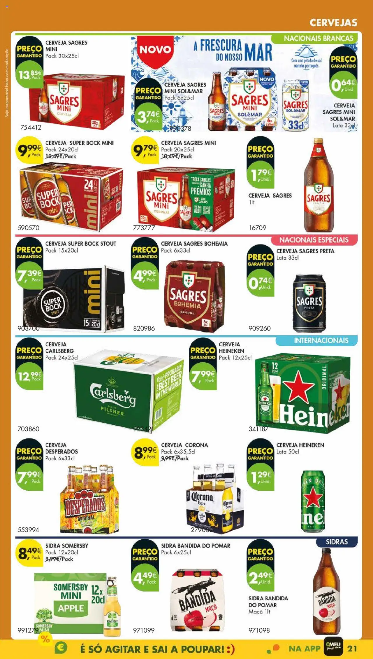 Pingo Doce folheto │ válido de 12.08.2025 | Página: 25 | Produtos: Super bock, Sal, Cerveja, Somersby