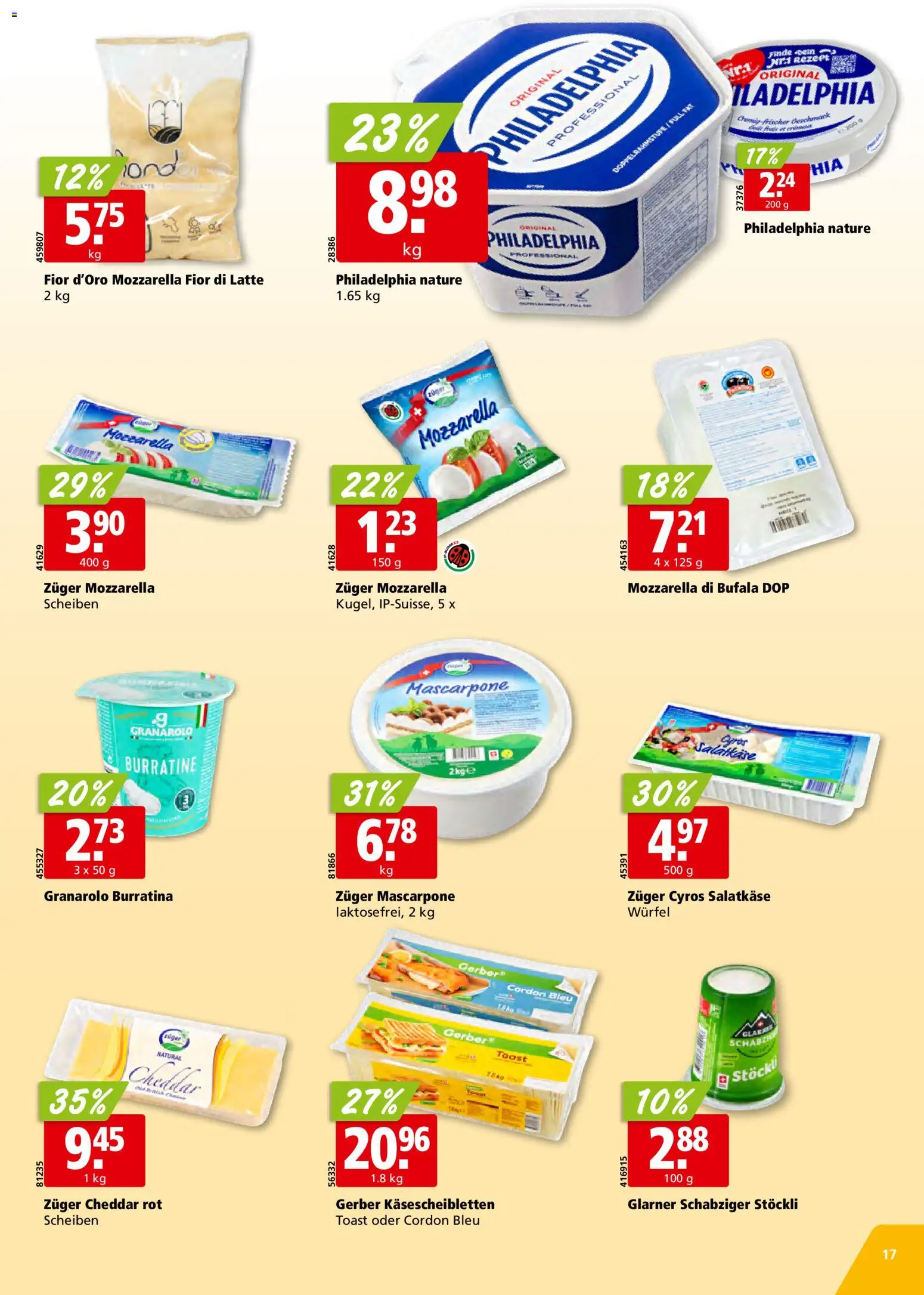 Aligro aktionen – gültig ab 27.05.2026 | Seite: 17 | Produkte: Mascarpone