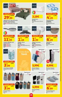 Pré-visualização Auchan folheto válido de 16.10.2025 | Página: 35 | Produtos: Chinelos, Frigideira, Collants, Meias