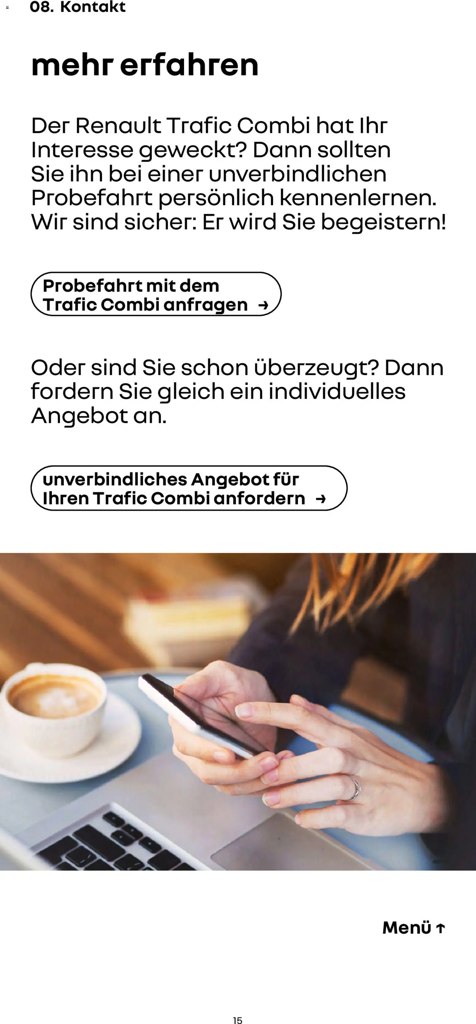 Renault Trafic Combi – gültig ab 15.01.2026 | Seite: 15