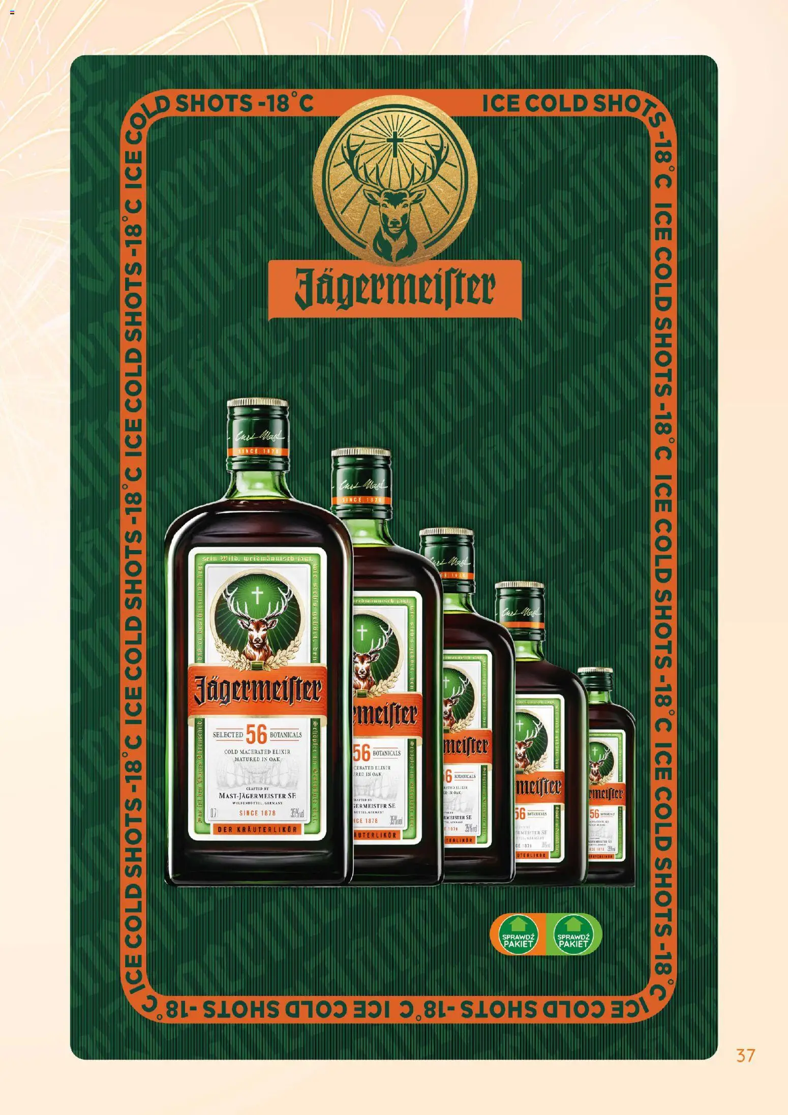Eurocash Gazetka - Katalog Alkoholowy od 01.01.2026 | Strona: 37 | Produkty: Jagermeister