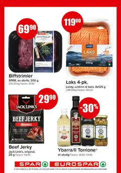 Forhåndsvisning av Biffstrimler, SPAR, av storfe, 300 g gyldig fra 24.11.2025 | Side: 8