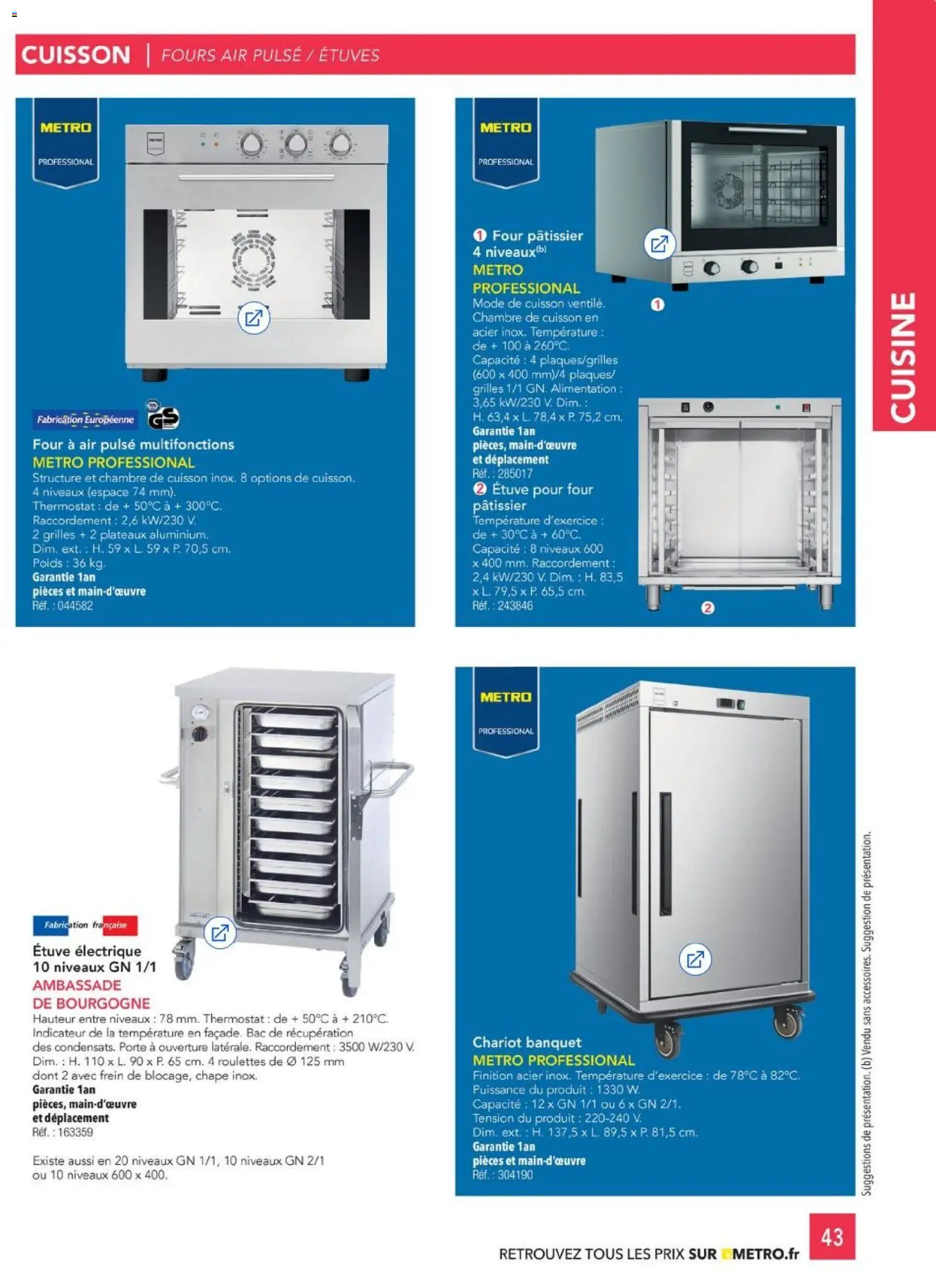 {H1} | Page: 43 | Produits: Four, Poids, Porte