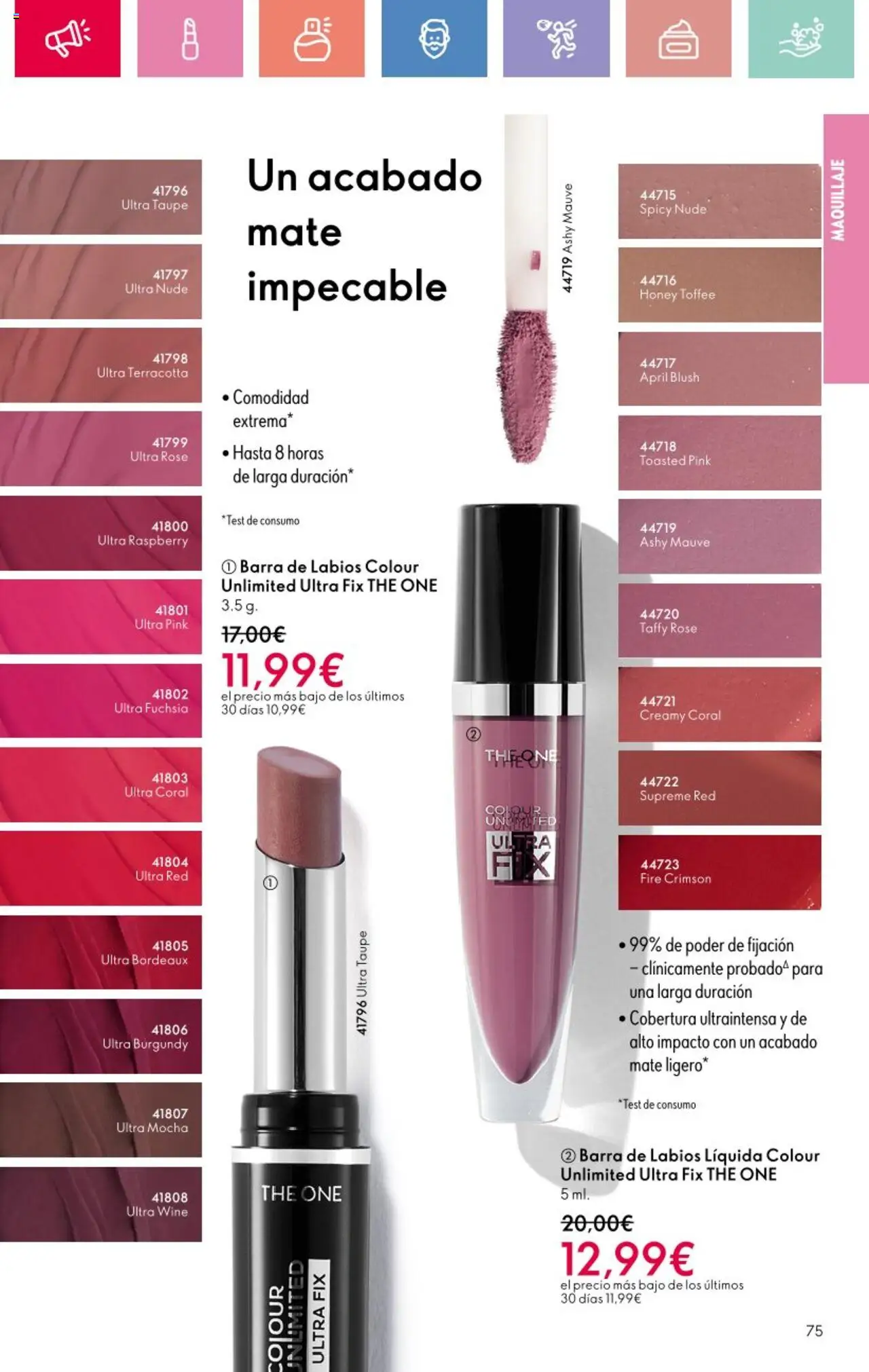 Oriflame - Catálogo Campaña 11 │ válido desde el 03.08.2025 | Página: 75 | Productos: Maquillaje, Barra de labios