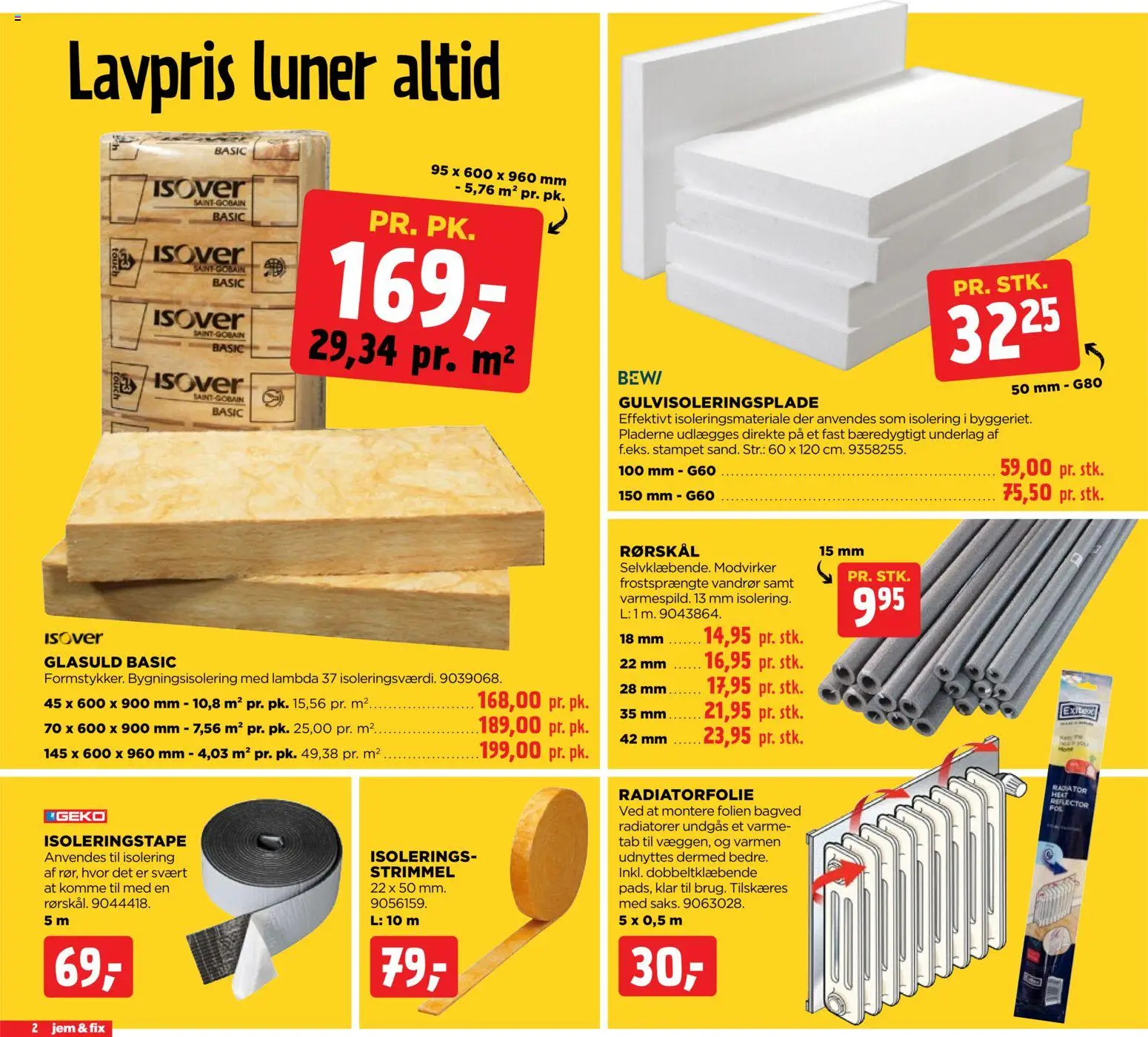 Jem & fix tilbudsavis – gyldig fra 18.01.2026 | Side: 2 | Produkter: Radiator, Søm