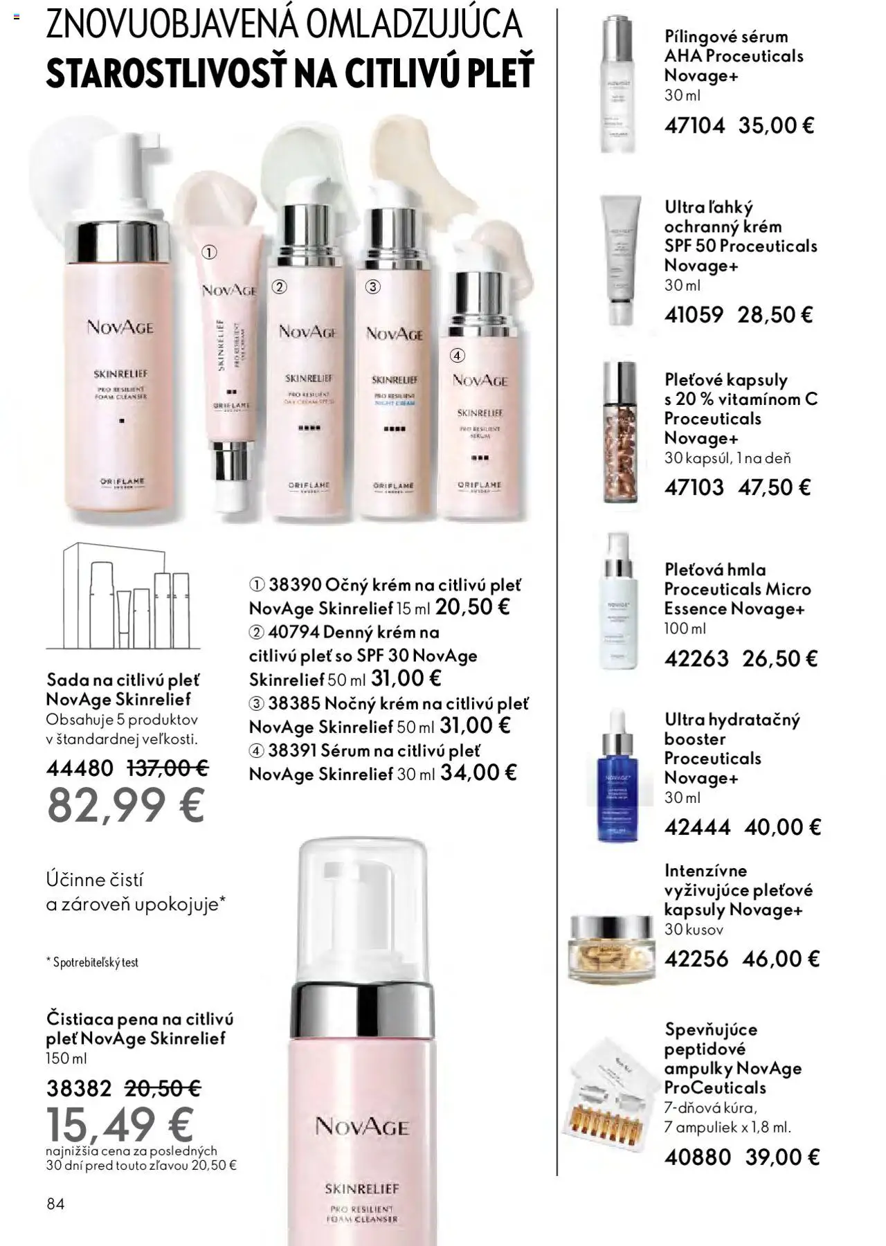 Nové Oriflame akcie – leták je platný od 22.10.2025 | Strana: 84 | Produkty: Krém