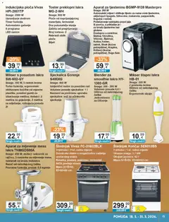 KTC Katalog tehnike i posuđa - Pregled kataloga iz trgovine KTC, vrijedi od 18.03.2026 | Stranica: 11 | Proizvodi: Toster, Jaja, Nož, Termostat