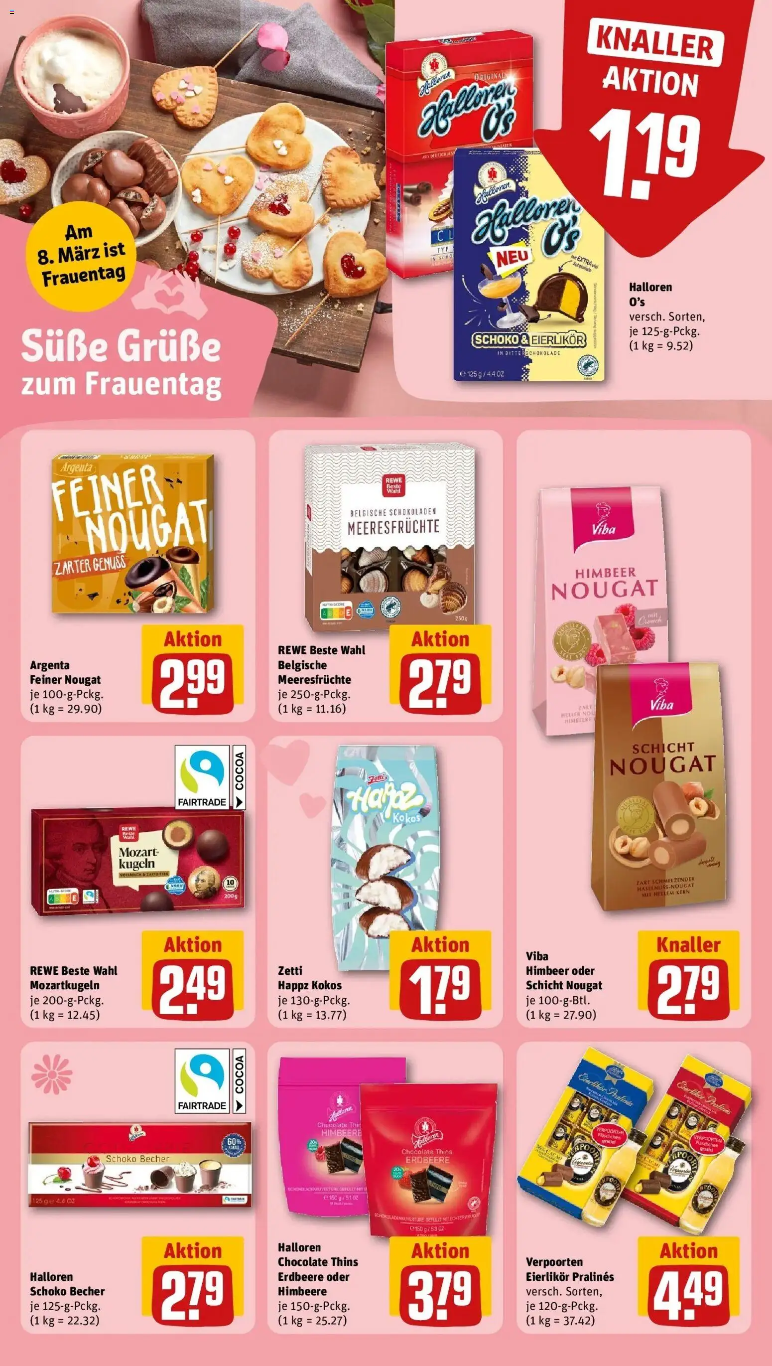 Rewe Prospekt Berlin / Prenzlauer Berg	 – gültig ab 02.03.2026 | Seite: 14 | Produkte: Schokolade, Meeresfrüchte, Himbeere