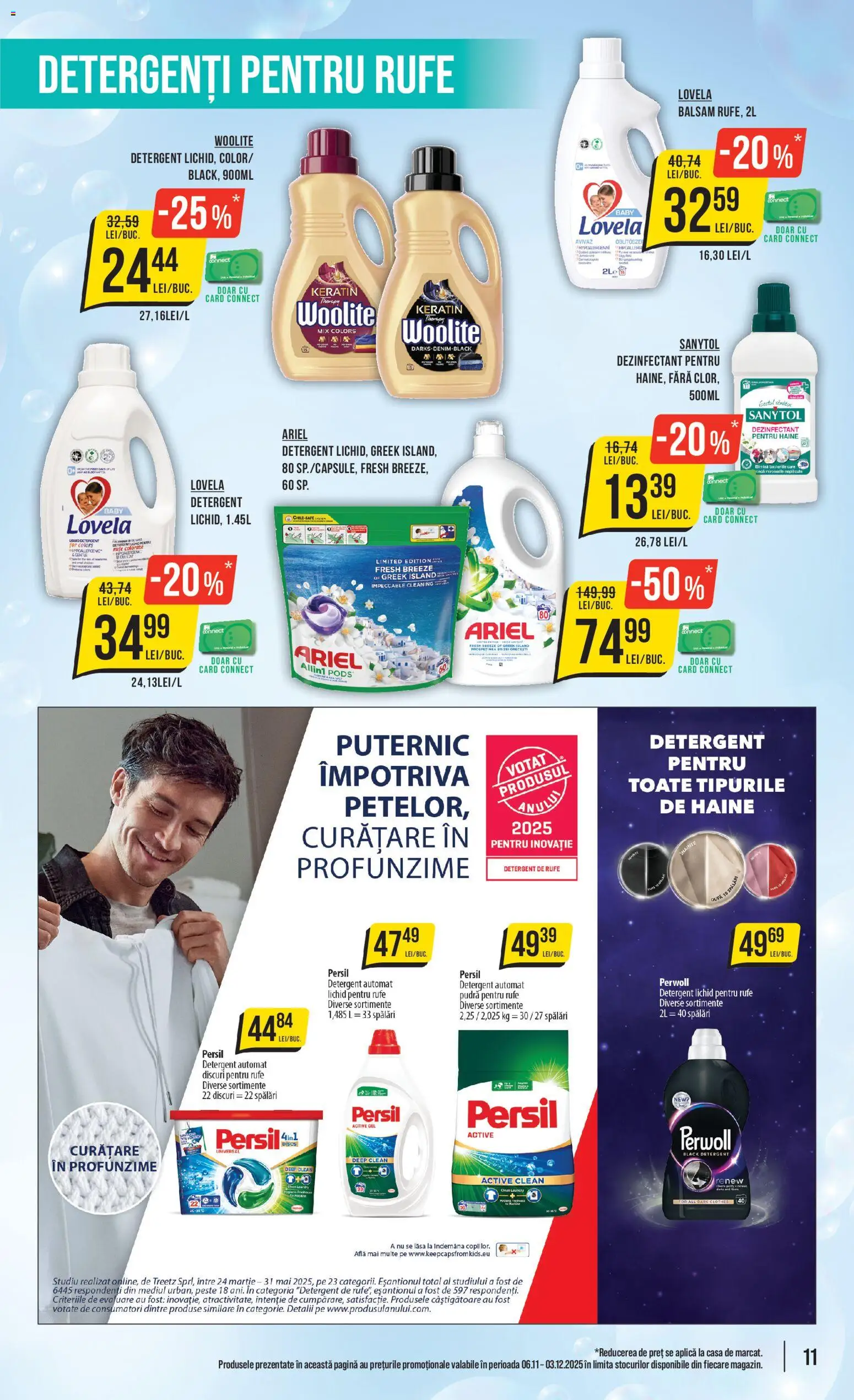 Noul catalog Mega Image – valabil de la 06.11.2025 | Pagină: 11 | Produse: Pomelo, Pește, Detergent, Haine