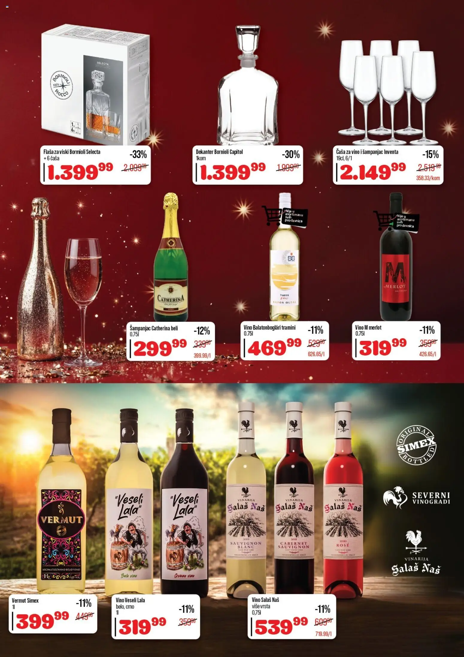 Senta Promet katalog - važi od 17.12.2025 | Strana: 5 | Proizvode: Viski, Vino