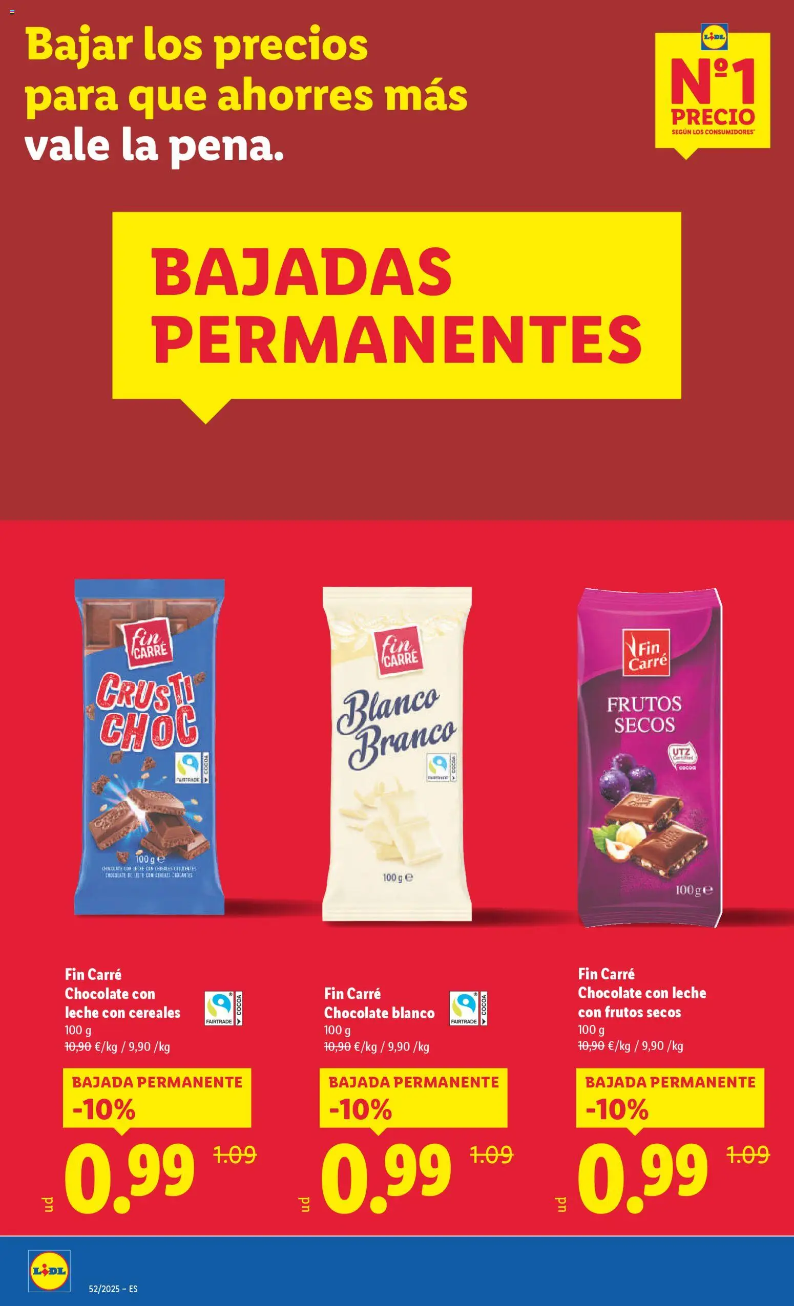 Lidl folleto │ válido desde el 22.12.2025 | Página: 32 | Productos: Chocolate, Cereales, Frutos secos, Chocolate con leche