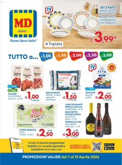 Anteprima del volantino MD Discount volantino Tutto a... valido a partire dal 07.04.2026