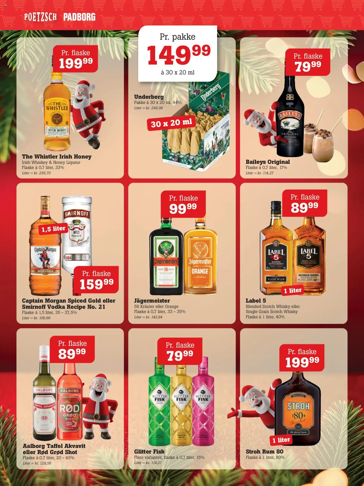 Poetzsch Padborg tilbudsavis – gyldig fra 27.11.2025 | Side: 20 | Produkter: Amendoins, Fisk, Vodka, Whisky