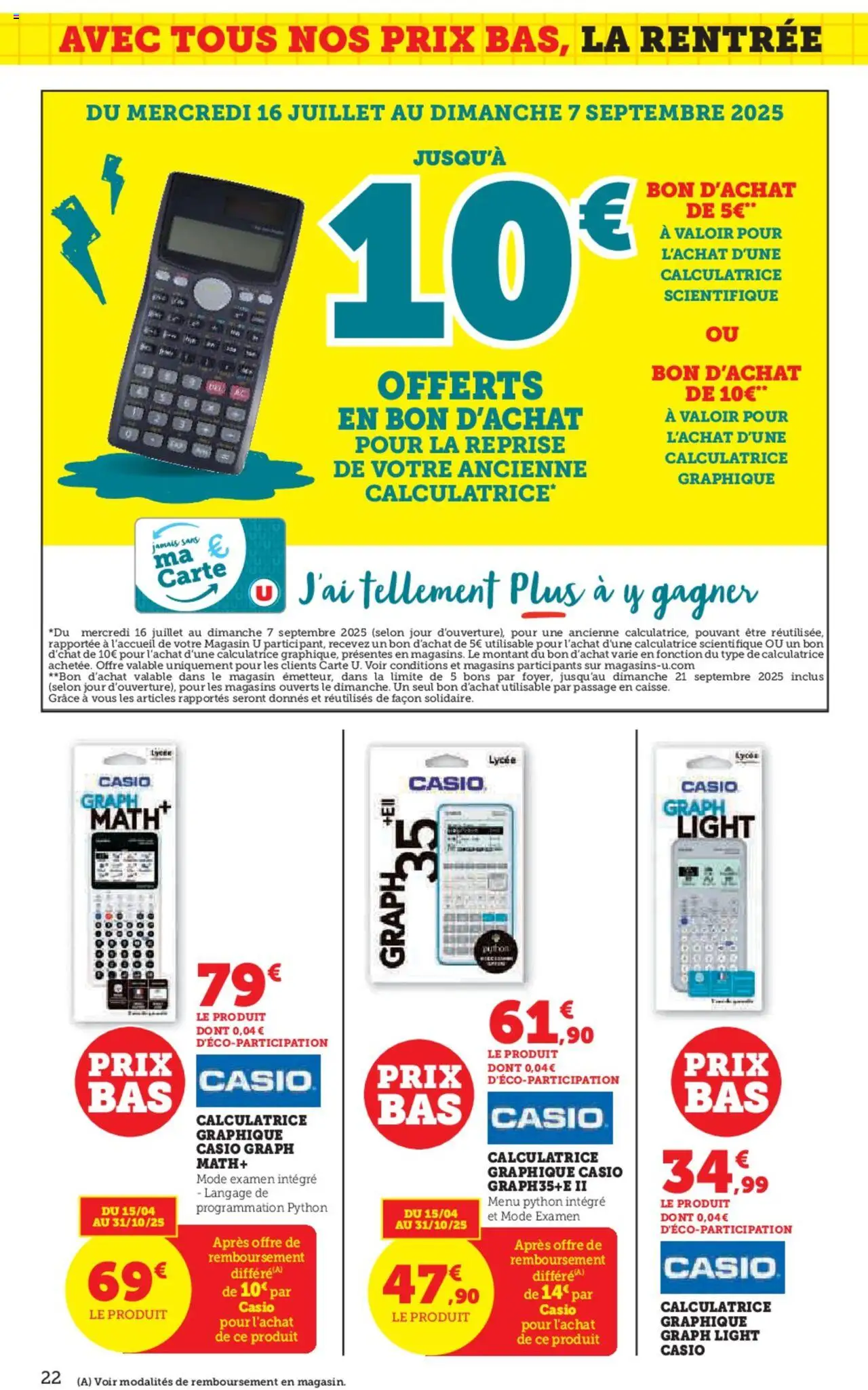  | Page: 22 | Produits: Calculatrice