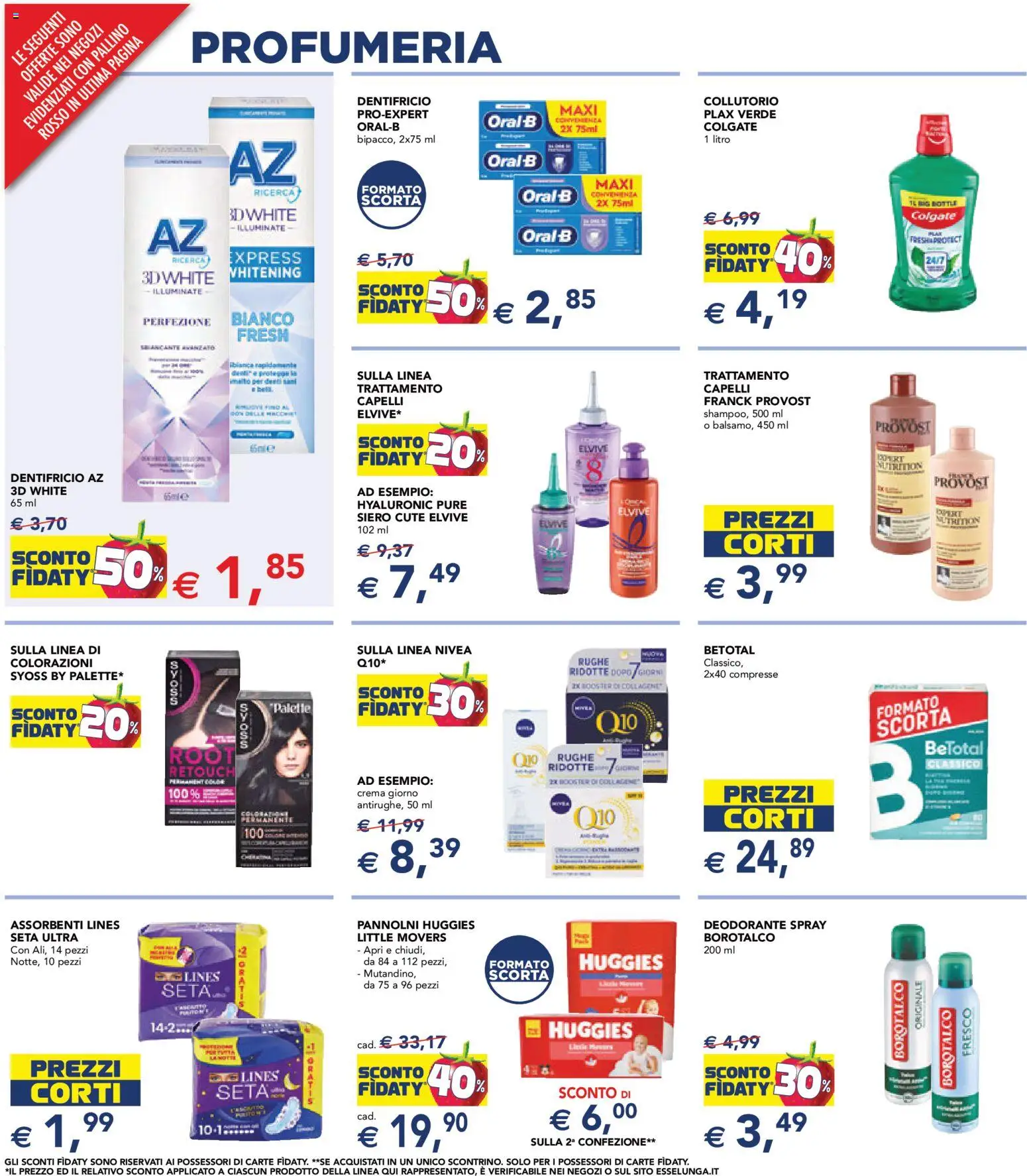 Volantino Esselunga S del 23.10.2025 | Pagina: 29 | Prodotti: Crema, Deodorante, Dentifricio, Collutorio