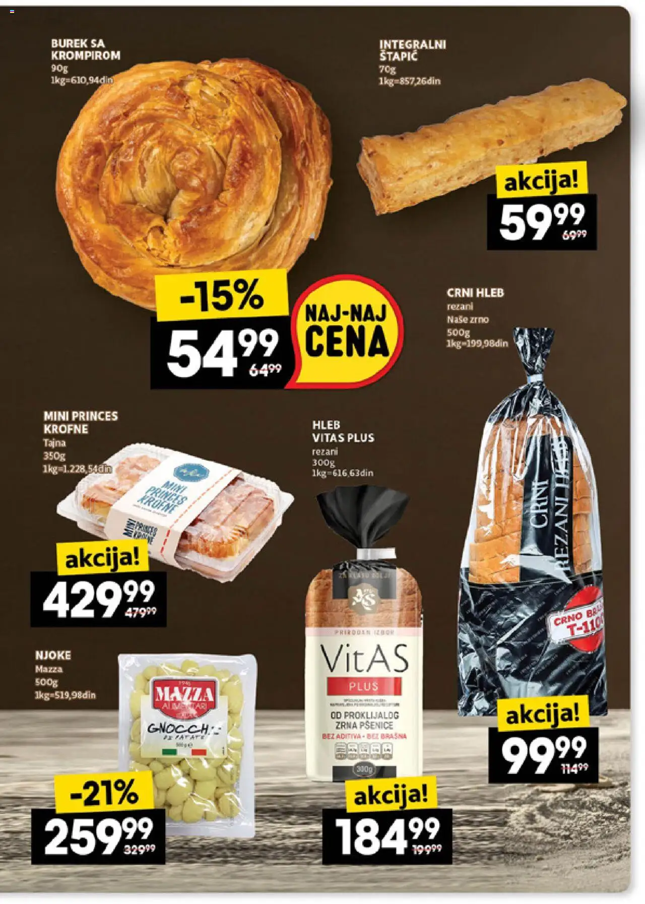 Roda katalog - važi od 21.08.2025 | Strana: 15 | Proizvode: Njoke, Hleb