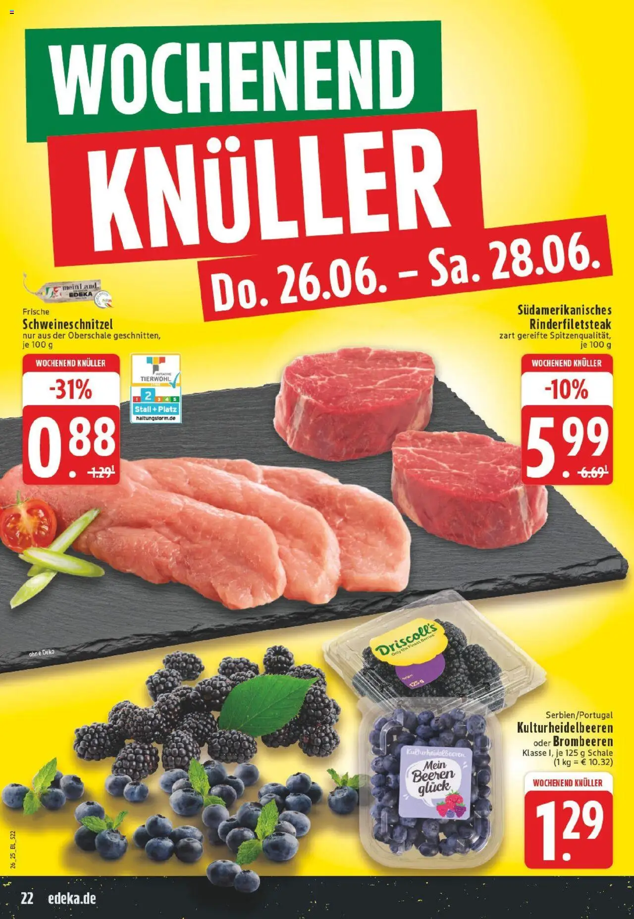 Edeka prospekt Erkrath - Hochdahl	 - gültig ab dem 22.06.2025 | Seite: 24 | Produkte: Steak