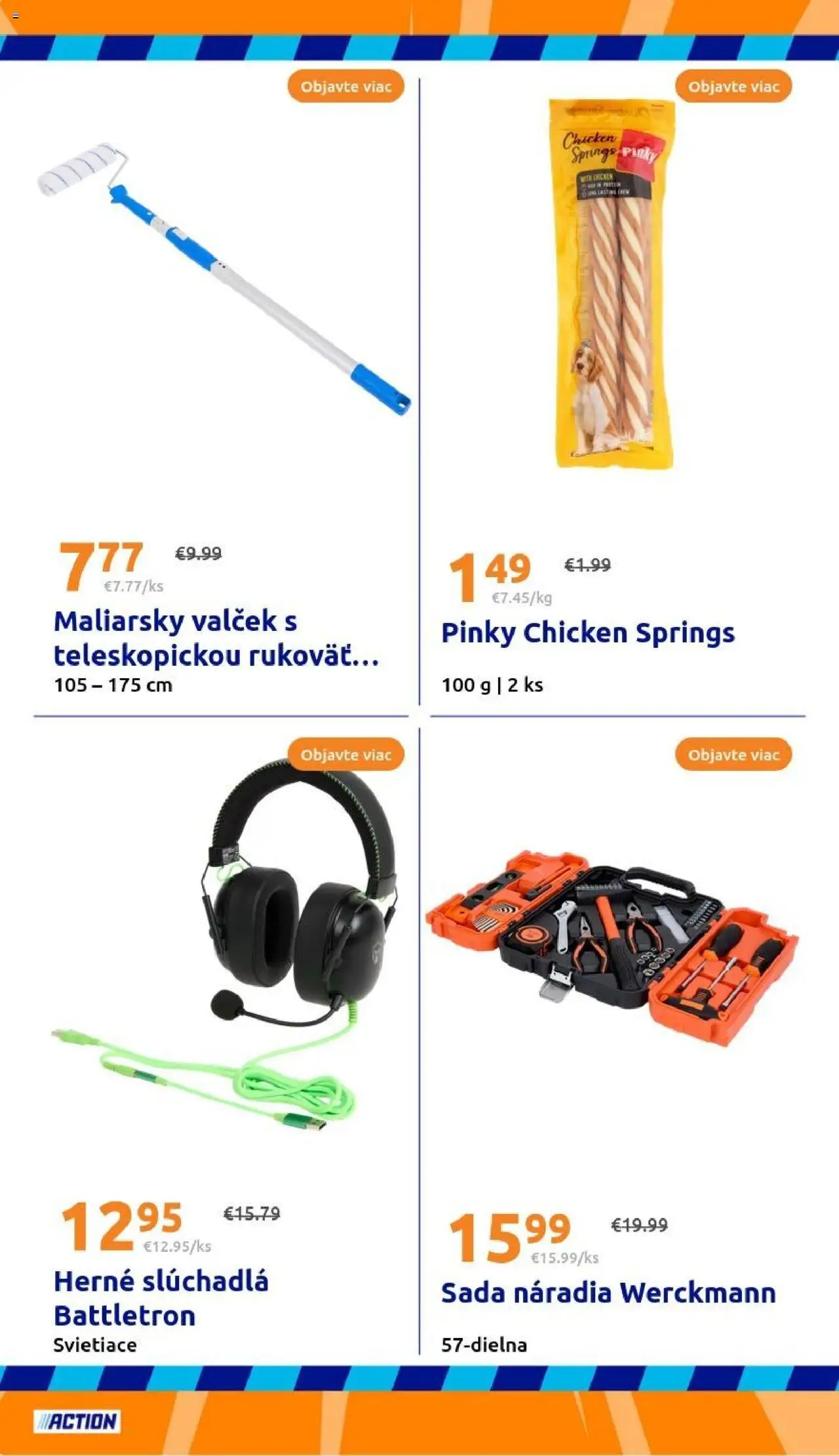 Nové Action akcie – leták je platný od 17.09.2025 | Strana: 28 | Produkty: Slúchadlá