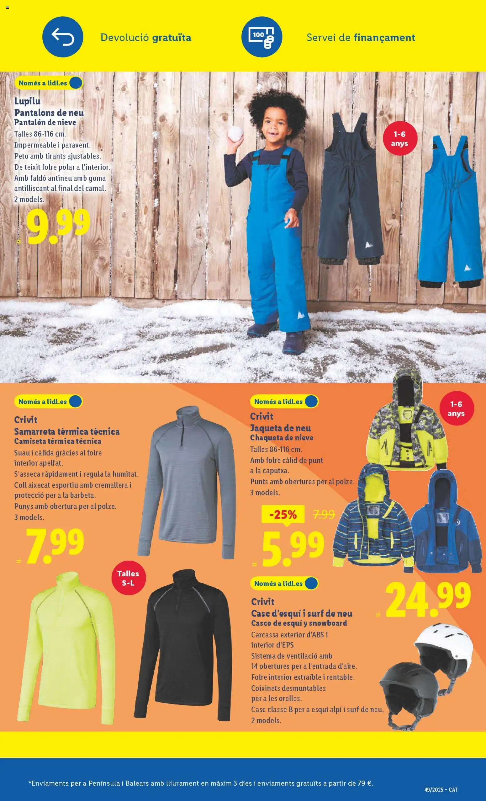 Lidl folleto de bazar │ válido desde el 01.12.2025 | Página: 27 | Productos: Chaqueta