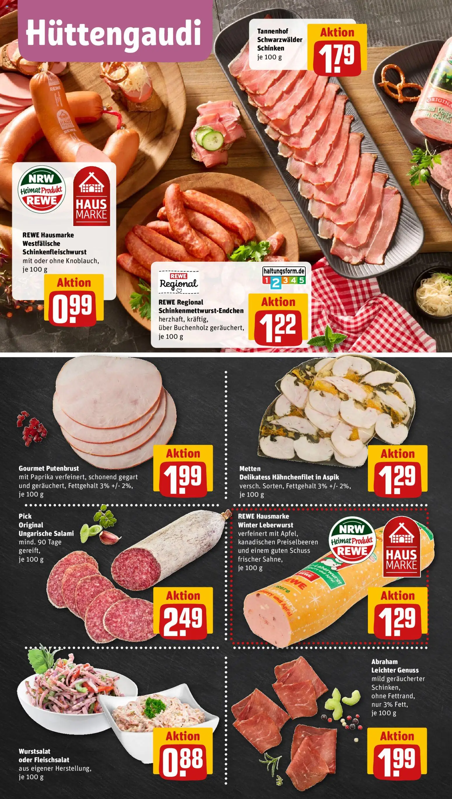 Rewe ihr Kaufpark Prospekt 	 – gültig ab 19.01.2026 | Seite: 8 | Produkte: Paprika, Salami, Schinken