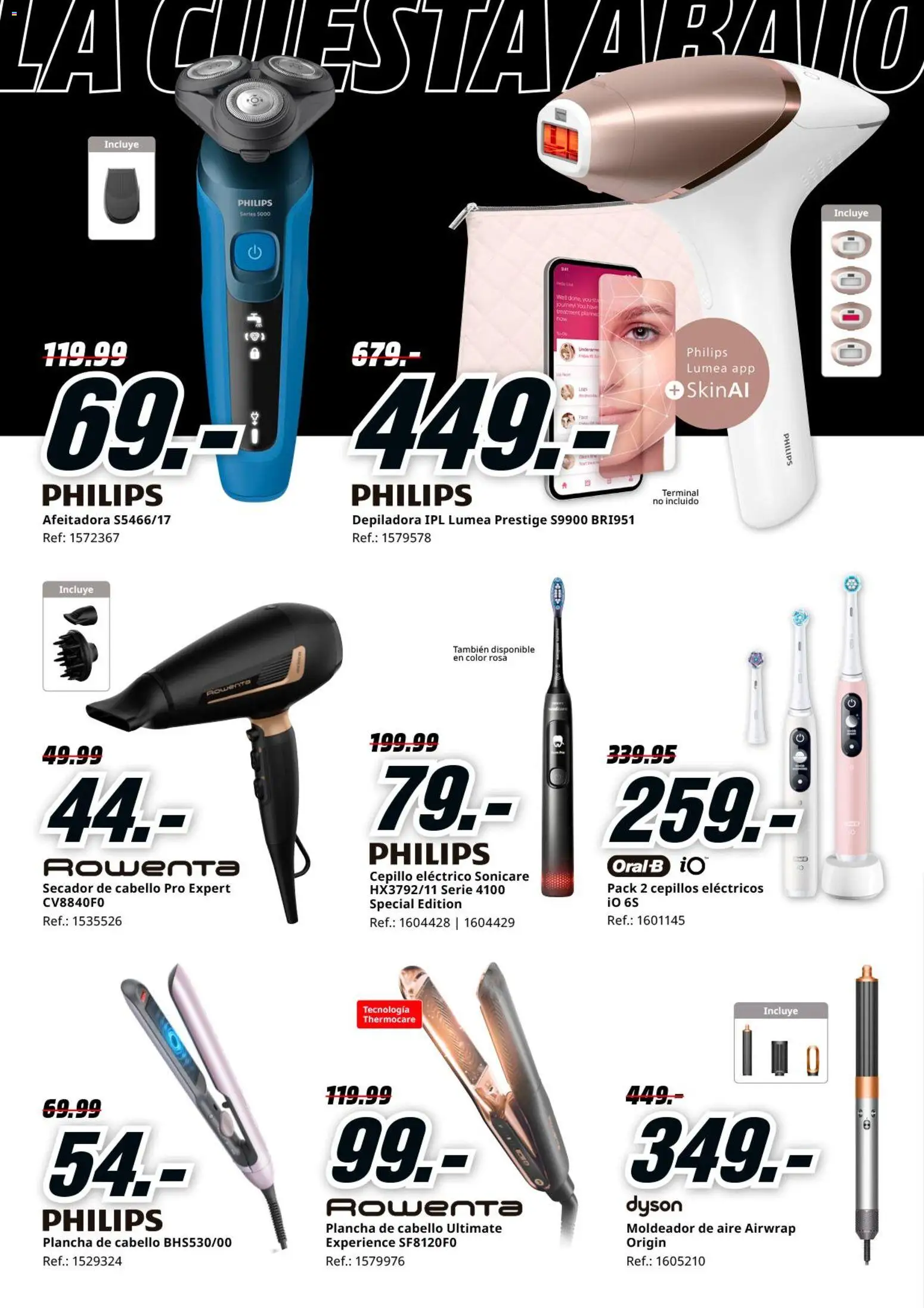 Media Markt folleto │ válido desde el 14.01.2026 | Página: 26 | Productos: Cepillo, Afeitadora, Plancha, Depiladora