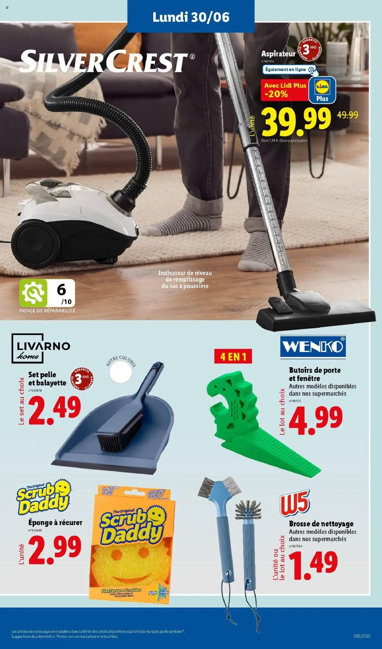  | Page: 75 | Produits: Eponge, Brosse, Porte, Thé