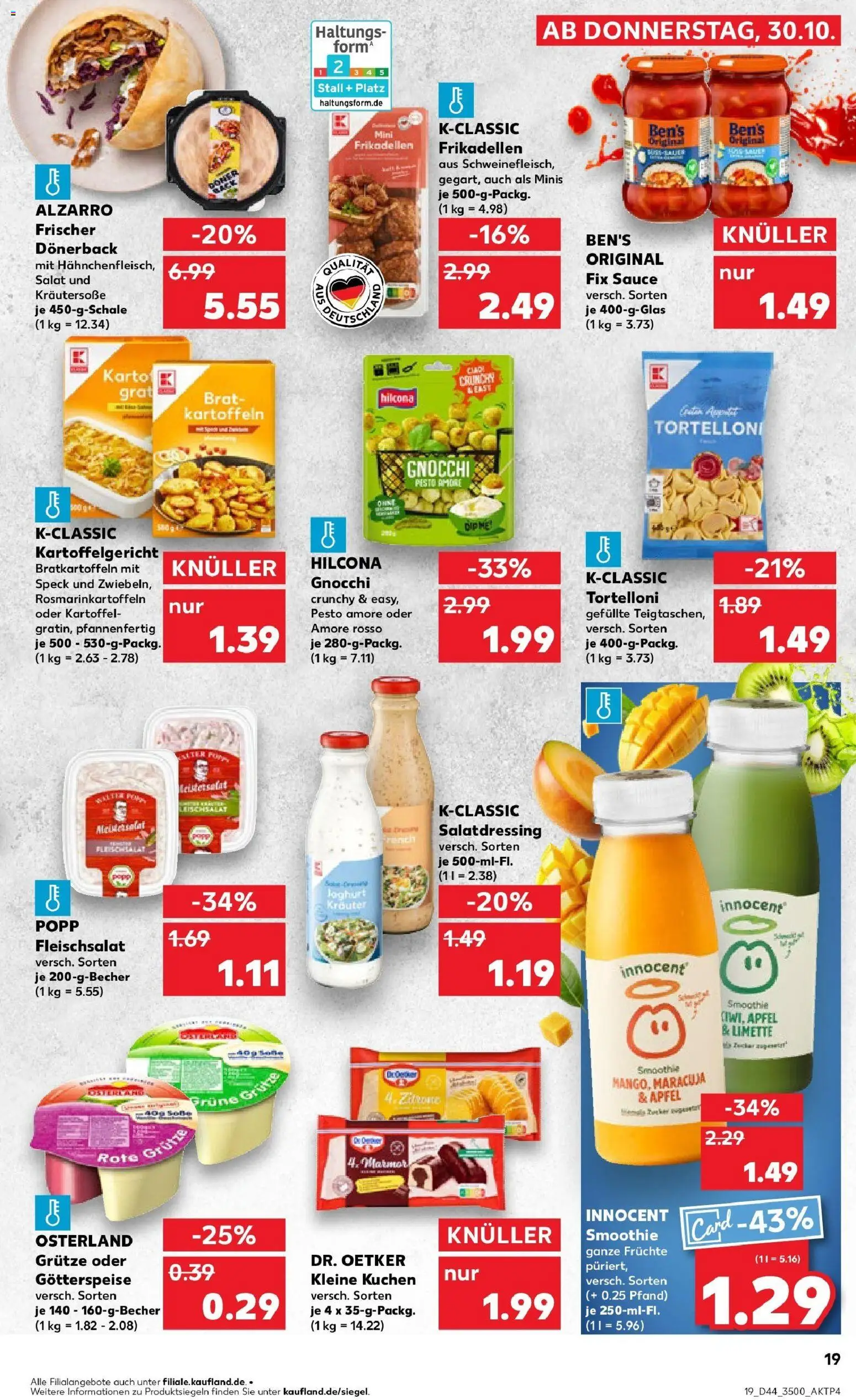 Kaufland prospekt Plauen	 – gültig ab 30.10.2025 | Seite: 19 | Produkte: Äpfel, Kartoffeln, Limette, Salat