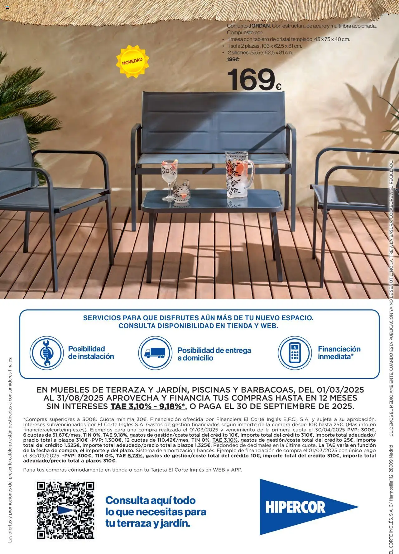 Hipercor catálogo │ válido desde el 05.05.2025 | Página: 24 | Productos: Muebles, Sofá, Mesa