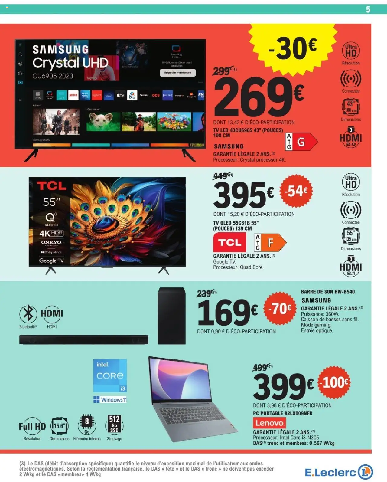  | Page: 5 | Produits: Télévision, Vidéo, Orange, TV led