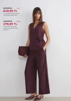 20.01.2026 tarihinden itibaren geçerli olan LC Waikiki kataloğu önizlemesi | Sayfa: 14 | Ürünler: Yelek, Pantolon