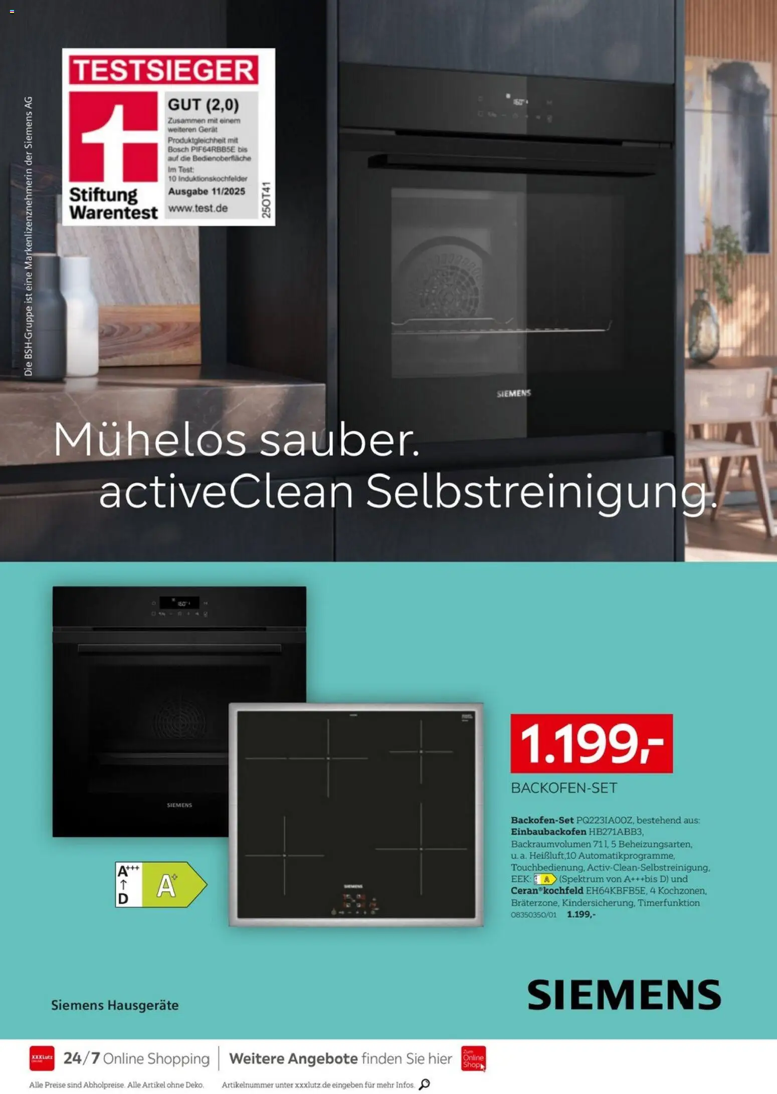 XXXLutz Nr. 1 bei Küchen – gültig ab 11.04.2026 | Seite: 4 | Produkte: Bosch, Siemens