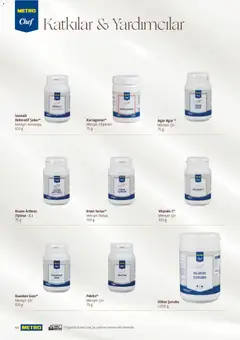 06.04.2026 tarihinden itibaren geçerli olan Metro kataloğu önizlemesi | Sayfa: 44 | Ürünler: Krem, Şeker, Cin