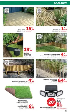 Hyper U - Prévisualisation de Hyper U - Le plein air à prix bas valide à partir de 24.03.2026 | Page: 31