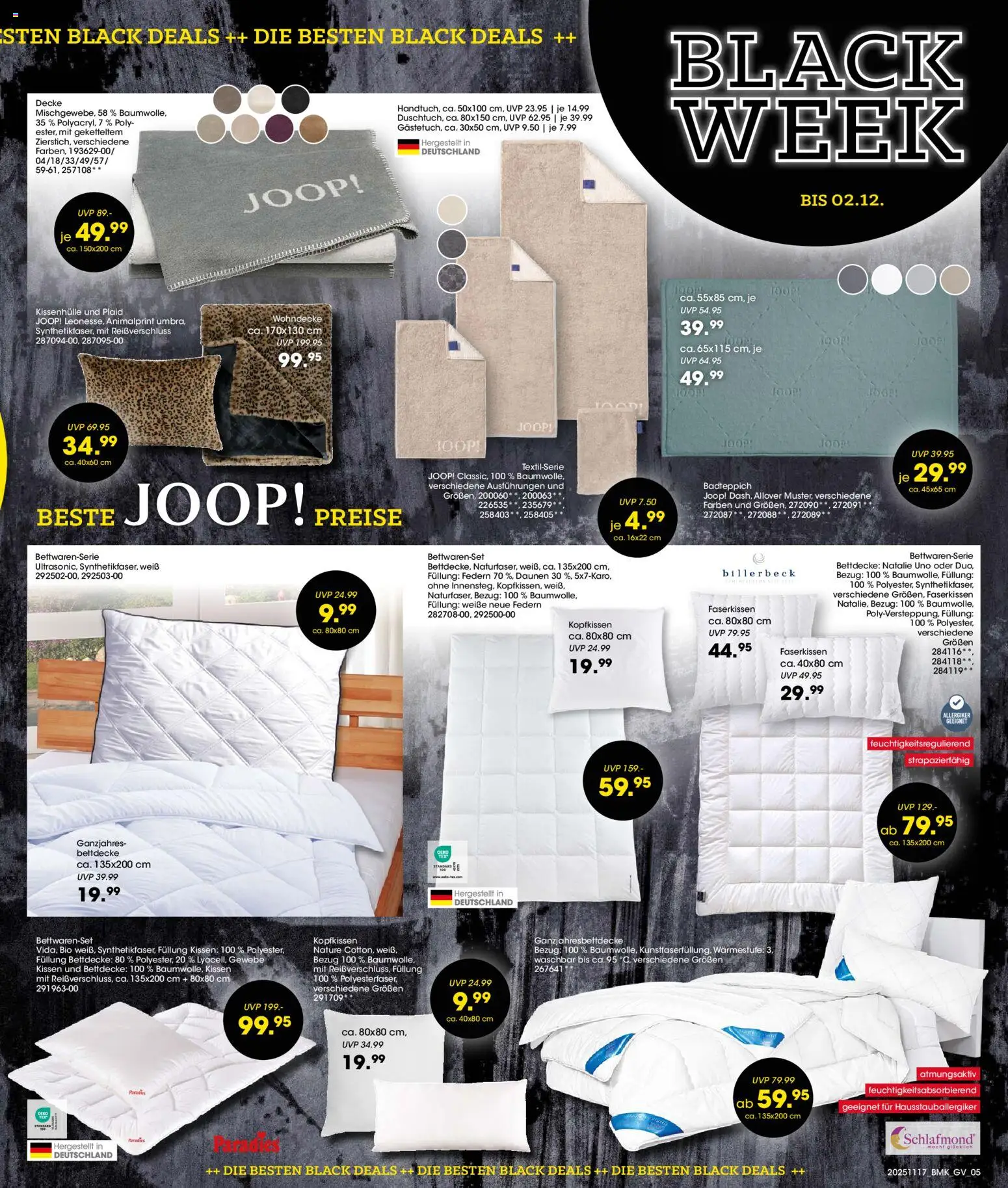 Möbel Martin - Black Friday – gültig ab 17.11.2025 | Seite: 5 | Produkte: Kissen, Decke, Bettdecke, Kopfkissen