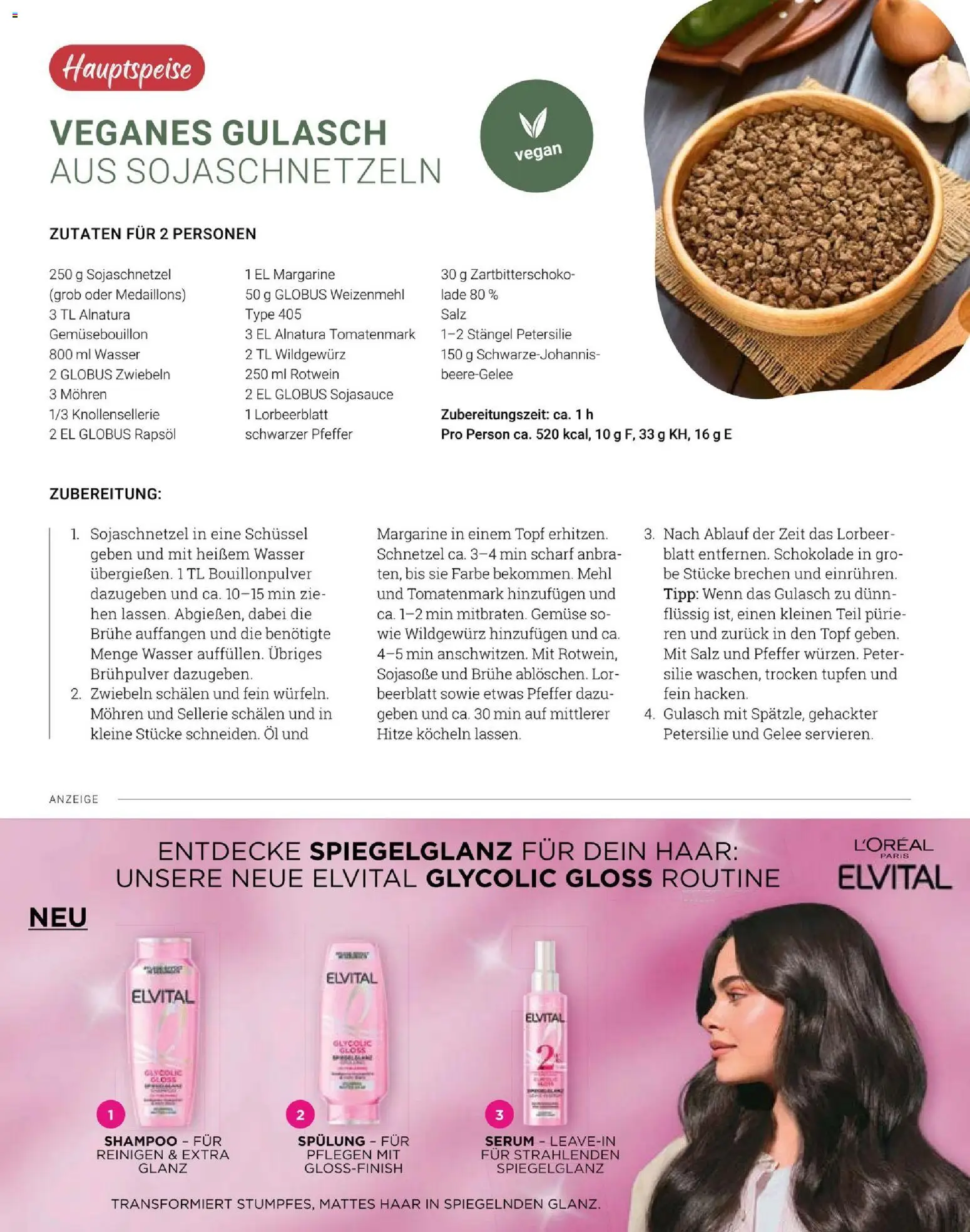 Globus Mio Magazin – gültig ab 01.12.2025 | Seite: 13 | Produkte: Sojasoße, Rapsöl, Gulasch, Petersilie