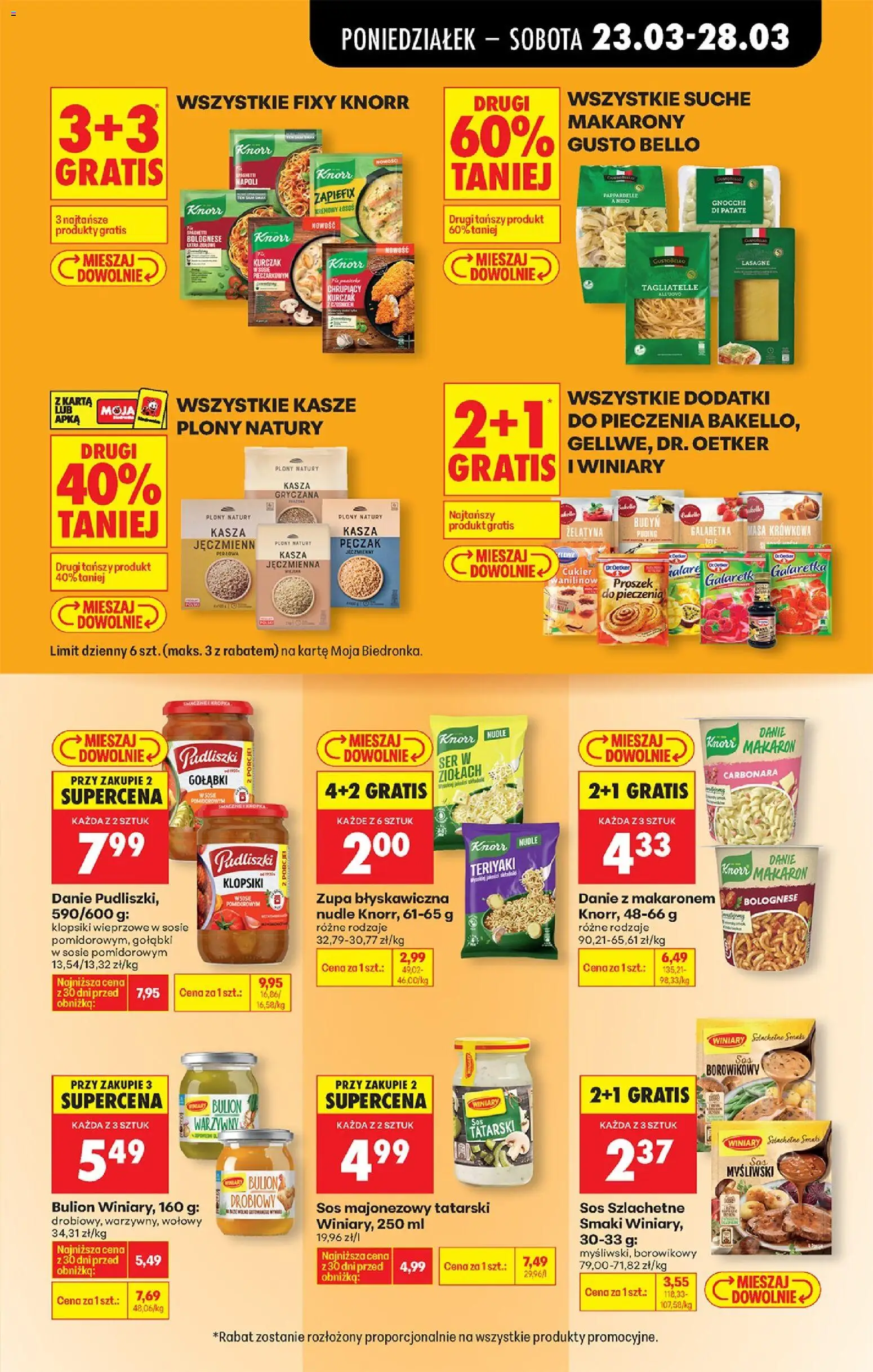 Biedronka Polsko leták od 23.03.2026 | Strana: 55 | Produkty: Puding, Knorr, Losos, Lasagne