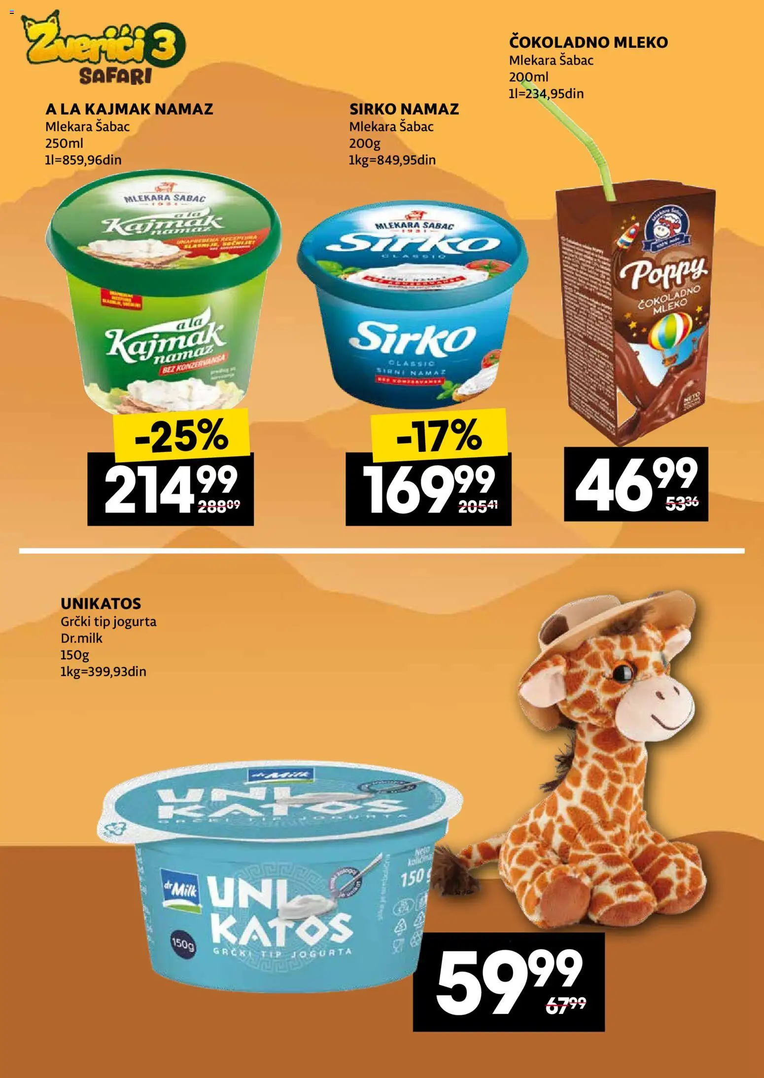 Roda katalog - važi od 30.03.2026 | Strana: 6 | Proizvode: Čokoladno mleko, Mleko, Kajmak