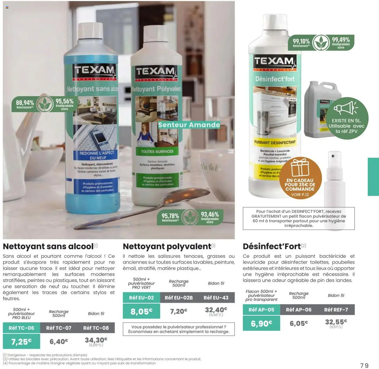 | Page: 79 | Produits: Amande, Alcool, Thé