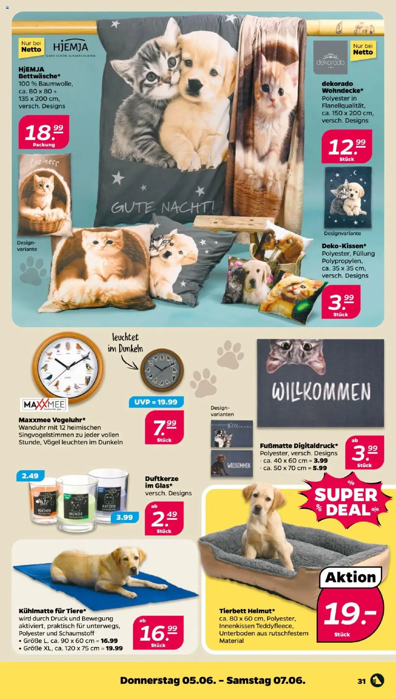 Netto Prospekt 	 - gültig ab dem 02.06.2025 | Seite: 31 | Produkte: Fußmatte, Kuchen