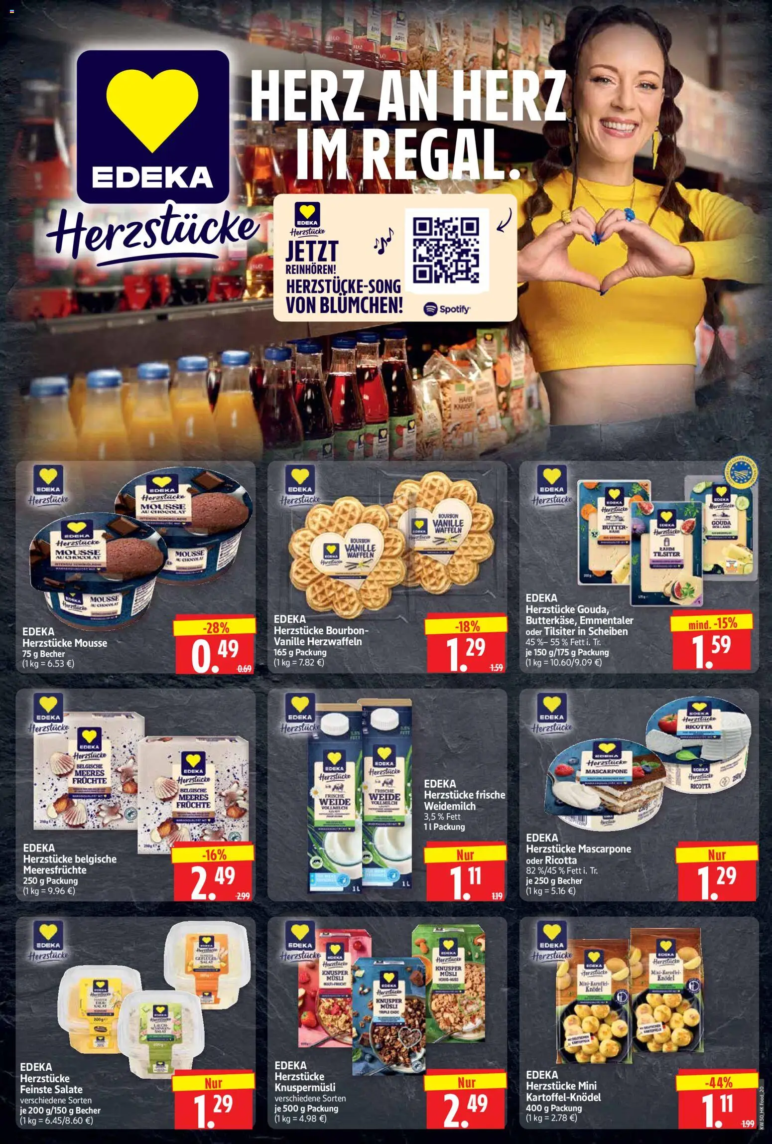 HERKULES Prospekt 	 – gültig ab 08.12.2025 | Seite: 20 | Produkte: Mascarpone, Gouda, Waffeln, Bourbon