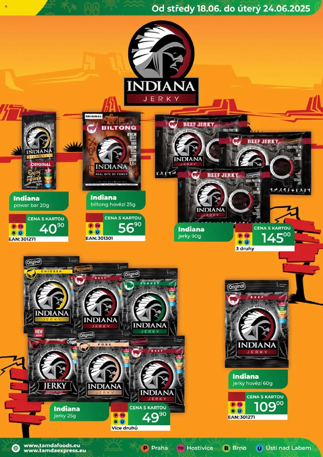 Tamda Foods leták od 18.06.2025 | Strana: 35 | Produkty: Hovězí, Steak, Protein, Jerky